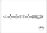 19018127 COR - Przewód hamulcowy CORTECO /przód/ AUTOBIANCHI Y10 GT/TURBO/4x4 85-95