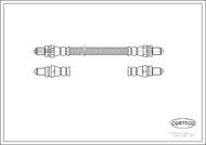 19018741 COR - Przewód hamulcowy CORTECO /tył/ SCORPIO 85-91 A