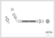19032527 COR - Przewód hamulcowy CORTECO /przód/ TOYOTA
