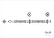 19032662 COR - Przewód hamulcowy CORTECO /przód/ DAIHATSU CHARADE III (G100-G102) -1992