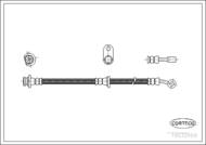 19032668 COR - Przewód hamulcowy CORTECO /przód/ HONDA PRELUDE V (BB) 2.0-2.3 16V 10/1996-