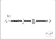 19033034 COR - Przewód hamulcowy CORTECO /przód/ ESPACE III/ AVANTIME 3.0 V6/2.2 dCi -05/2003