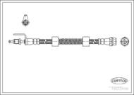 19033498 COR - Przewód hamulcowy CORTECO /przód/ FORD CONNCET TOURNEO 02-03 M10x1 368mm