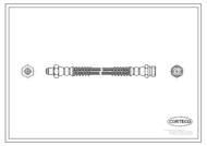 19035105 COR - Przewód hamulcowy CORTECO /tył/ MITSUBISHI COLT/GALANT/LANCER/SPACE WAGON -99