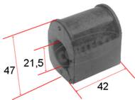 21652442 COR - Poduszka stabilizatora CORTECO CLIO/KANGOO 23mm MEGANE