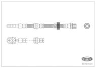 49394020 COR - Przewód hamulcowy CORTECO 