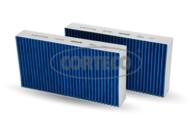 49408800 COR - Filtr kabinowy CORTECO (PM 2.5) CB1300 /BLUE/antyalergiczny/