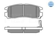 0252170615/W MEY - Klocki hamulcowe MEYLE /tył/ /z czujnikiem/ MITSUBISHI