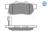 0252173813/W MEY - Klocki hamulcowe MEYLE /tył/ /z czujnikiem/ HONDA