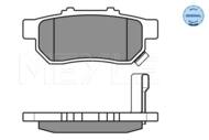 0252173813/W MEY - Klocki hamulcowe MEYLE /tył/ /z czujnikiem/ HONDA