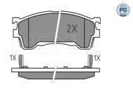 0252175416/PD MEY - Klocki hamulcowe MEYLE /przód/ MAZDA