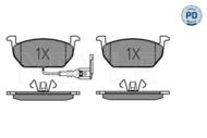 0252203517/PD MEY - Klocki hamulcowe MEYLE /przód/ VAG