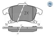 0252226920/PD MEY - Klocki hamulcowe MEYLE /przód/ FORD