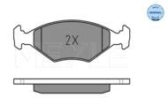 0252322018/W MEY - Klocki hamulcowe MEYLE /przód/ /z czujnikiem/ FIAT