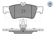 0252333516/PD MEY - Klocki hamulcowe MEYLE /tył/ DB