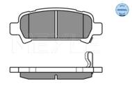 0252357214/W MEY - Klocki hamulcowe MEYLE /tył/ /z czujnikiem/ SUBARU