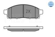 0252452916/W MEY - Klocki hamulcowe MEYLE /przód/ /z czujnikiem/ MITSUBISHI