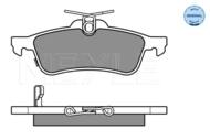 0252457415/W MEY - Klocki hamulcowe MEYLE /tył/ /z czujnikiem/ TOYOTA