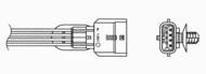 OZA603-R2 * - Sonda lambda NGK 13