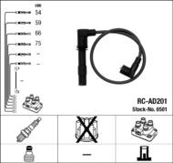 RC-AD201 * - Przewody zapłonowe NGK 501
