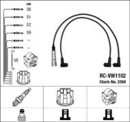 RC-VW1102 * - Przewody zapłonowe NGK 2569