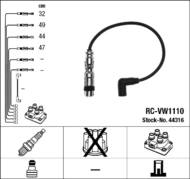 RC-VW1110 * - Przewody zapłonowe NGK 44316