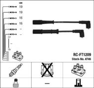 RC-FT1209 * - Przewody zapłonowe NGK 4746