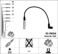 RC-VW254 * - Przewody zapłonowe NGK 7044
