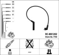 RC-MX1202 * - Przewody zapłonowe NGK 7700