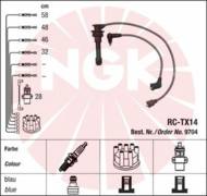 RC-TX14 * - Przewody zapłonowe NGK 9704