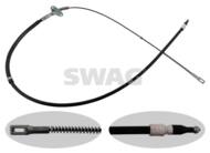 99 91 0594 SWA - Linka hamulca ręcznego SWAG /tył P/ 