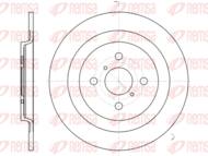 61173.00 REM - Tarcza hamulcowa REMSA 