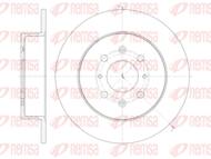 61352.00 REM - Tarcza hamulcowa REMSA 