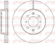 6224.10 REM - Tarcza hamulcowa REMSA 