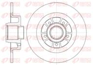 6613.00 REM - Tarcza hamulcowa REMSA 