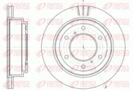 6955.10 REM - Tarcza hamulcowa REMSA 