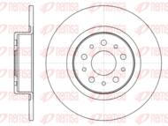 6968.00 REM - Tarcza hamulcowa REMSA 