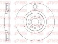 6980.10 REM - Tarcza hamulcowa REMSA 
