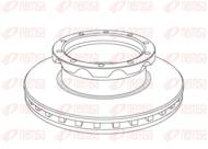NCA1050.20 REM - Tarcza hamulcowa REMSA 