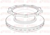 NCA1078.20 REM - Tarcza hamulcowa REMSA 