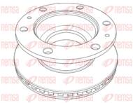 NCA1197.20 REM - Tarcza hamulcowa REMSA 