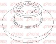 NCA1205.10 REM - Tarcza hamulcowa REMSA 