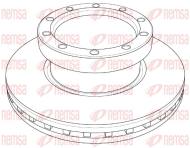 NCA1213.20 REM - Tarcza hamulcowa REMSA 