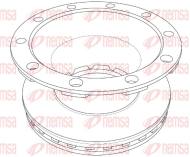 NCA1218.20 REM - Tarcza hamulcowa REMSA 