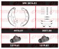 SPK 3416.01 REM - Szczęki hamulcowe REMSA /z cylinderkami/