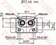 BWC197 - Cylinderek hamulcowy TRW 