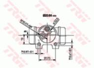 BWF119 - Cylinderek hamulcowy TRW /L/ POLONEZ 91-