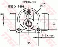 BWF279 - Cylinderek hamulcowy TRW FIAT FIORINO 93-01