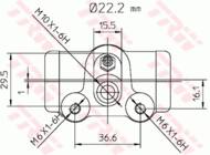 BWH130 - Cylinderek hamulcowy TRW PSA 305 77-82