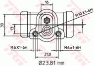 BWK103 - Cylinderek hamulcowy TRW BMW 3 E36 90-98